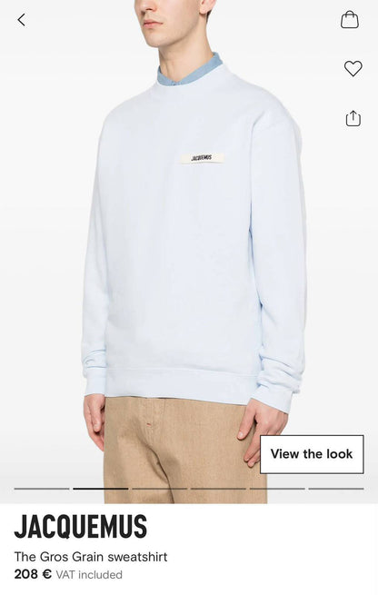 JACQUEMUS ❣️
SUPER MASTER QUALITY ✨
SIZE :S M L XL XXL
400 dhs🇦🇪🇦🇪🇦🇪

Zain327
♥️♥️♥️