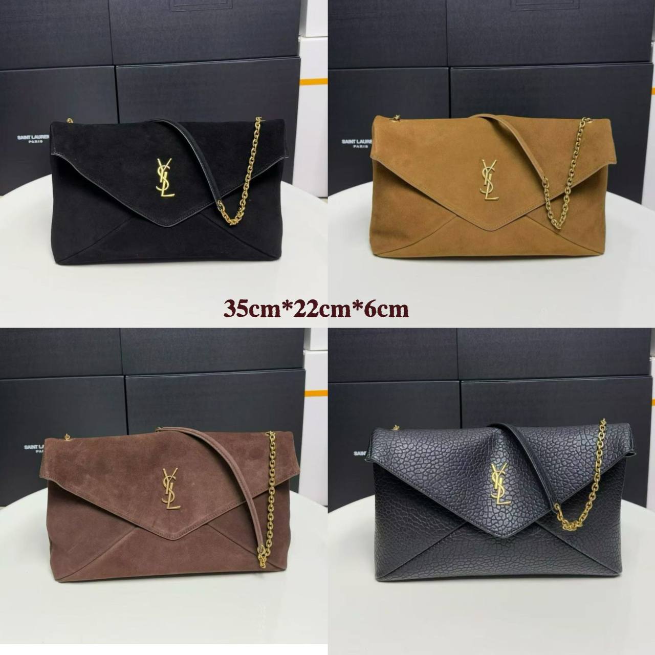 YSL 
NEW CAME MASTER QUALITY  
275 dhs🌺
(leather )
Size : 35cm

Zain39
♥️♥️♥️