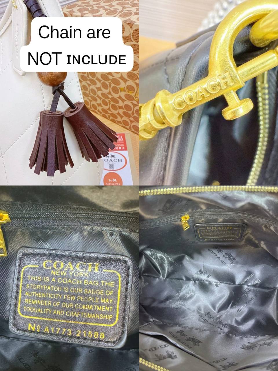 COACH sʜᴏᴜʟᴅᴇʀ ʙᴀɢ
ǫᴜɪʟᴛᴇᴅ ɴᴀᴘᴘᴀ ʟᴇᴀᴛʜᴇʀ
sʜᴏᴜʟᴅᴇʀ ʙᴀɢ
ᴡɪᴛʜ ʟᴏɴɢ ʙᴇʟᴛ sᴛʀᴀᴘ
ɢᴏʟᴅ ʜᴀʀᴅᴡᴀʀᴇ

sɪᴢᴇ : 36 cm

ᴡɪᴛʜ BOX
🎁🎁🎁

85 dhs✅

Zain31
♥️♥️♥️