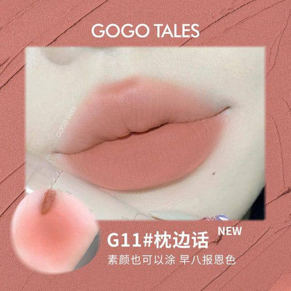 GOGO TALES COSMETICS # 464 air misty lip glaze 
30 dhs🌺

Zain01
♥️♥️♥️