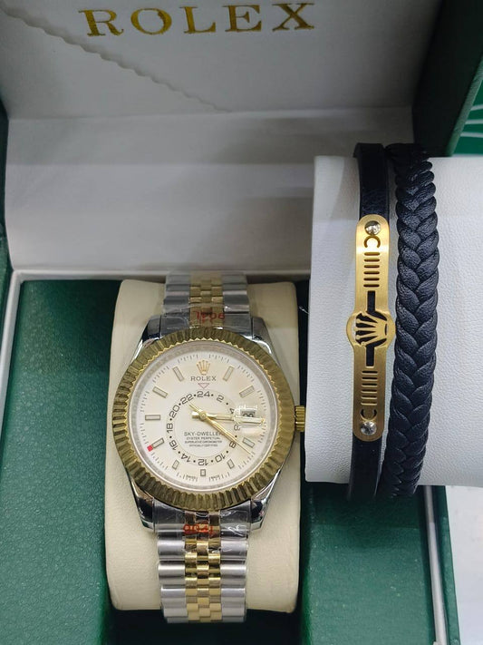 Rolex 
automatic for man 
230 dhs✅
with bracelet

Zain25
♥️♥️♥️