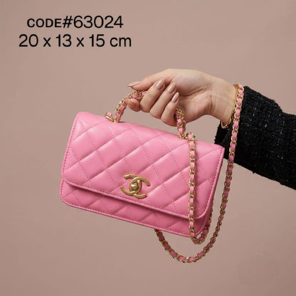 Chanel ᴛᴏᴘ ɢᴏʟᴅ ʜᴀɴᴅʟᴇ
sᴍᴀʟʟ ғʟᴀᴘ ʙᴀɢ
sᴏғᴛ ᴄᴀʟғsᴋɪɴ ʟᴇᴀᴛʜᴇʀ
ɢᴏʟᴅ ʜᴀʀᴅᴡᴀʀᴇ
sɪᴢᴇ: 19.5 cm
ᴡɪᴛʜ BOX

80 dhs💓

Zain31
♥️♥️♥️