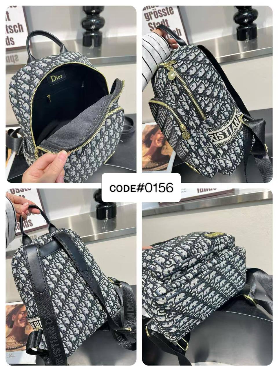 DIOR • FENDI
ᴄʟᴀssɪᴄ ᴘʀɪɴᴛ ʟᴏɢᴏ
BAGPACK/ KNAPSACK

75 dhs🪙💕

Zain31
♥️♥️♥️