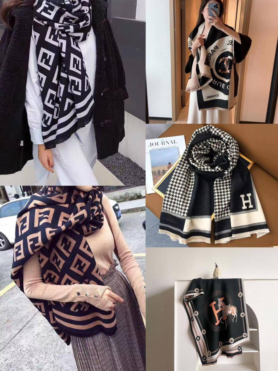Brand Shawl / Scarf 

Good quality

Size:  180 * 68 cm
45 dhs🪙🌨️

Zain115
♥️♥️♥️