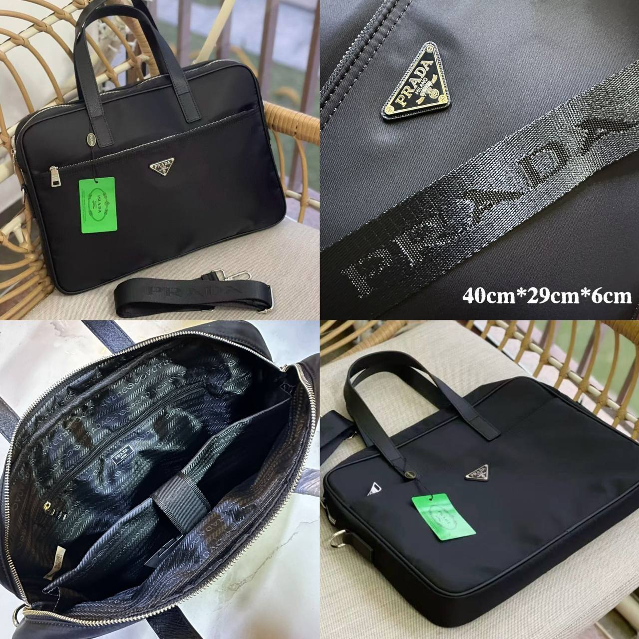 PRADA TRAVELING BAG COPY ONE 
150 dhs✅
SIZE: 55 CM

Zain39
♥️♥️♥️