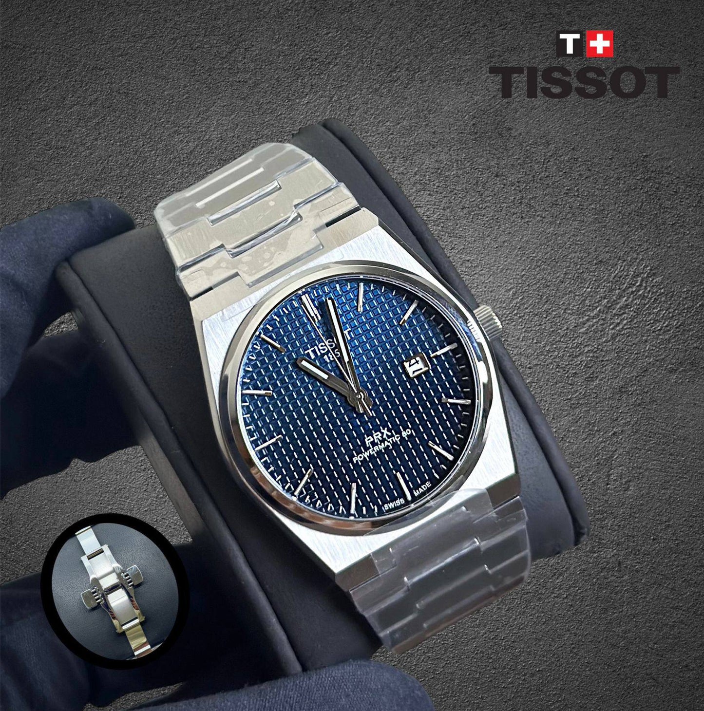 TISSOT PRX MEN
*GOOD QUALITY*
*BATTERY*
210 dhs❣️

Zain29
♥️♥️♥️
