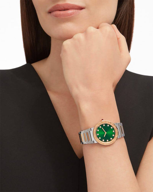 Bvlgari 
watch for ladies good quality 
260 dhs🪙🖤

Zain59
♥️♥️♥️