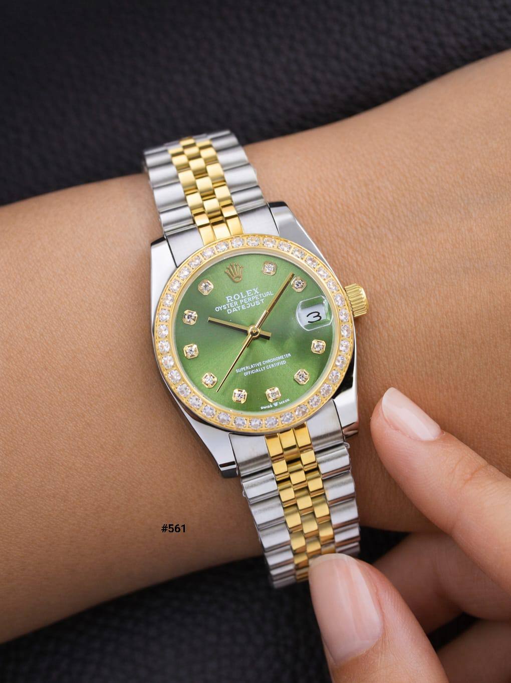 ROLEX FOR WOMEN 
AUTOMATIC 31MM

230 dhs❣️

Zain58
♥️♥️♥️