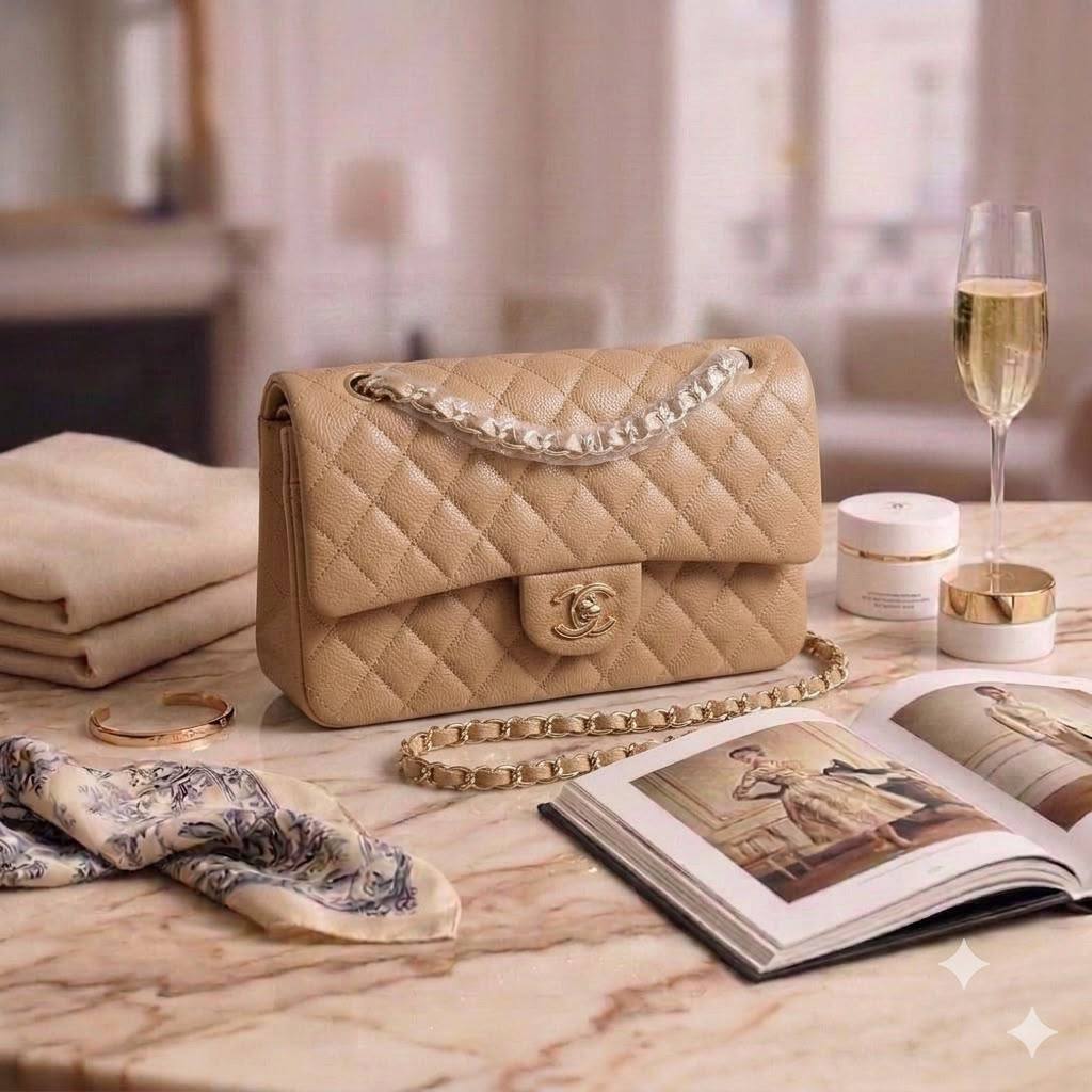 CHANEL ᴅᴏᴜʙʟᴇ ғʟᴀᴘ
ɢᴏʟᴅ ʜᴀʀᴅᴡᴀʀᴇ
ᴄʜᴀɪɴ ʙᴇʟᴛ sᴛʀᴀᴘ
sɪᴢᴇ : 25 cm
ᴡɪᴛʜ BOX

110 dhs💓

Zain31
♥️♥️♥️