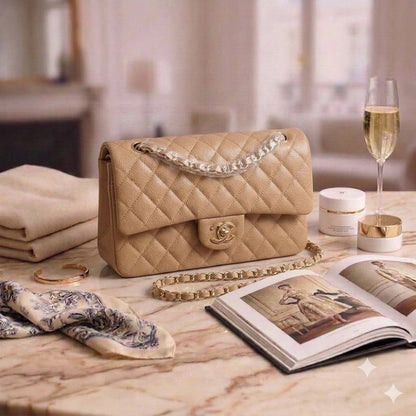 CHANEL ᴅᴏᴜʙʟᴇ ғʟᴀᴘ
ɢᴏʟᴅ ʜᴀʀᴅᴡᴀʀᴇ
ᴄʜᴀɪɴ ʙᴇʟᴛ sᴛʀᴀᴘ
sɪᴢᴇ : 25 cm
ᴡɪᴛʜ BOX

110 dhs💓

Zain31
♥️♥️♥️