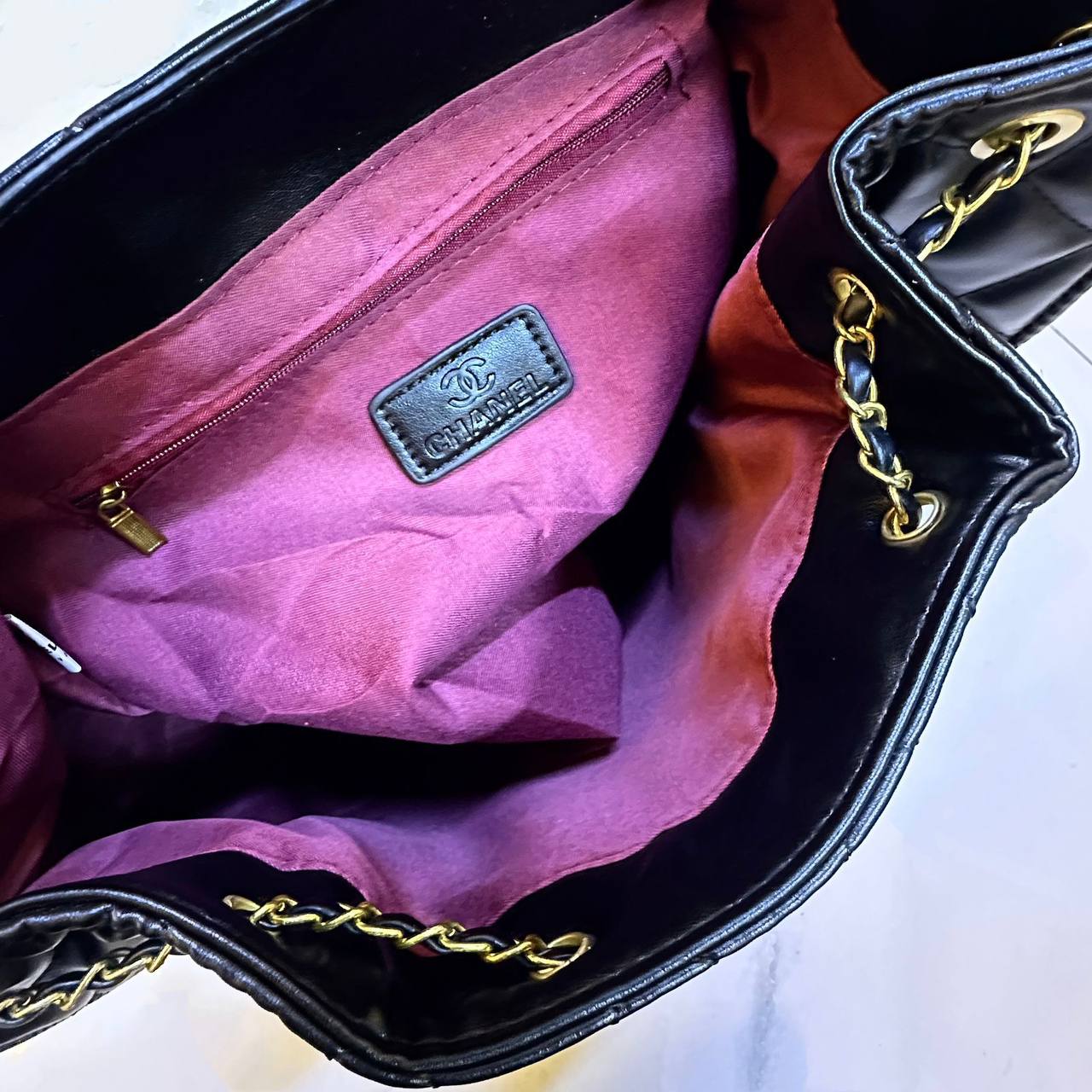 CHANEL 
BACKPACK 
GOOD QUALITY 
90 dhs✅

Zain39
♥️♥️♥️