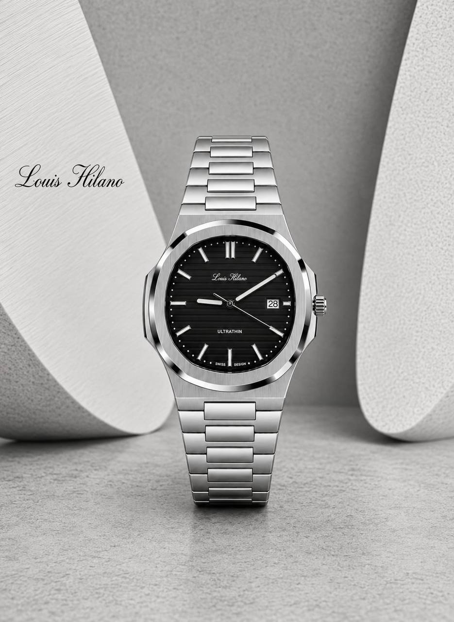 Louis Hilano watch for men good quality 
280 dhs✅ 
( ULTRATHIN SLIM size)

Zain59
♥️♥️♥️