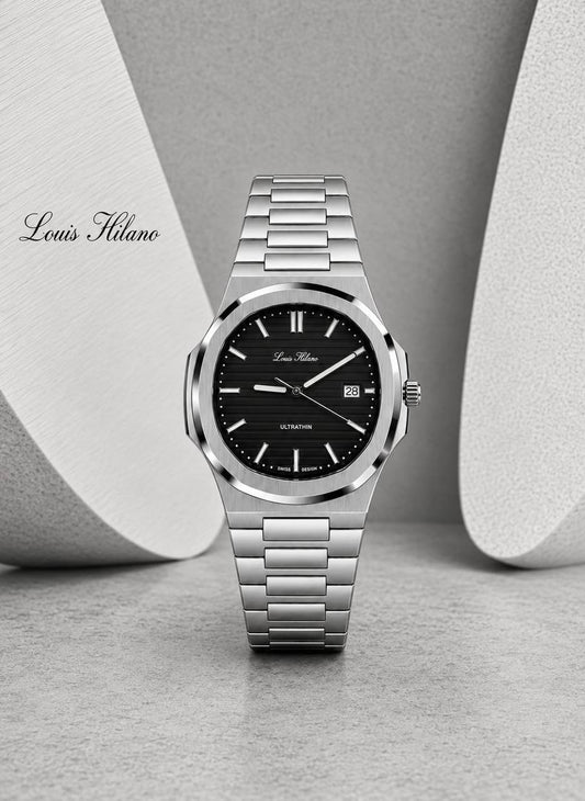 Louis Hilano watch for men good quality 
280 dhs✅ 
( ULTRATHIN SLIM size)

Zain59
♥️♥️♥️