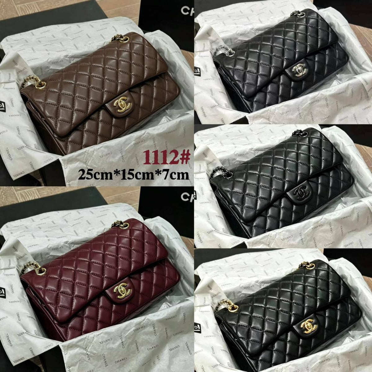 CHANEL 

NEW CAME 

HIGH QUALITY  

WITH  BOX  
115 dhs🇦🇪🇦🇪

Zain17
Zain39
Zain295
♥️♥️♥️