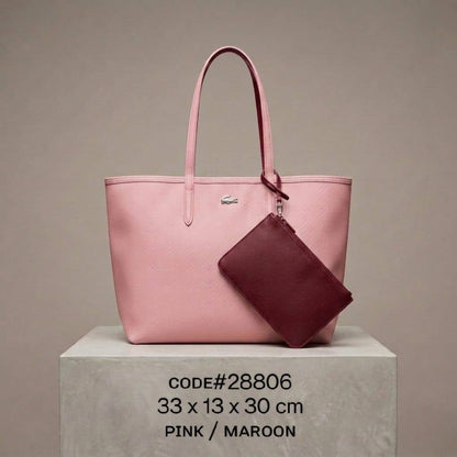 Lacoste  ʀᴇᴠᴇʀsɪʙʟᴇ
ᴛᴏᴛᴇʙᴀɢ 2 ᴄᴏʟᴏʀs
ɢʀᴀɪɴᴇᴅ ᴛᴇxᴛᴜʀᴇ ᴍᴀᴛᴇʀɪᴀʟ
ᴅᴇᴛᴀᴄʜᴀʙʟᴇ ᴡʀɪsᴛʟᴇᴛ ᴘᴏᴜᴄʜ
sɪʟᴠᴇʀ ʜᴀʀᴅᴡᴀʀᴇ
sɪᴢᴇ : 33 cm

75 dhs💓

Zain31
♥️♥️♥️