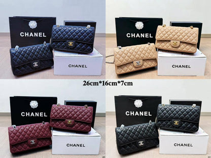 CHANEL NEW CAME HIGH QUALITY WITH FOLDING BOX 
130 dhs🇦🇪🇦🇪
(caviar)

Zain295
♥️♥️♥️