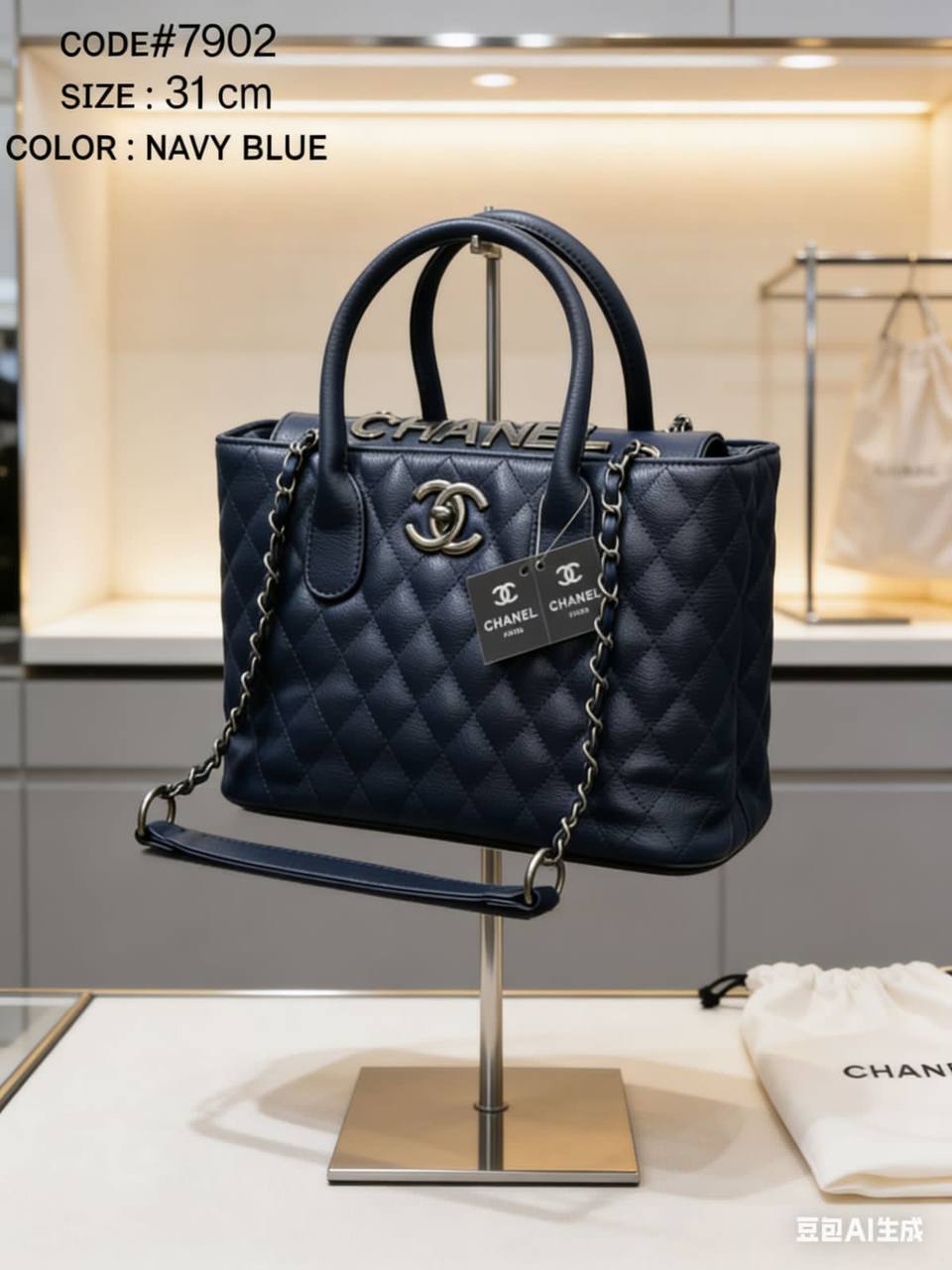 Chanel tote bag 
Size:31cm
110 dhs💓

Zain56
♥️♥️♥️