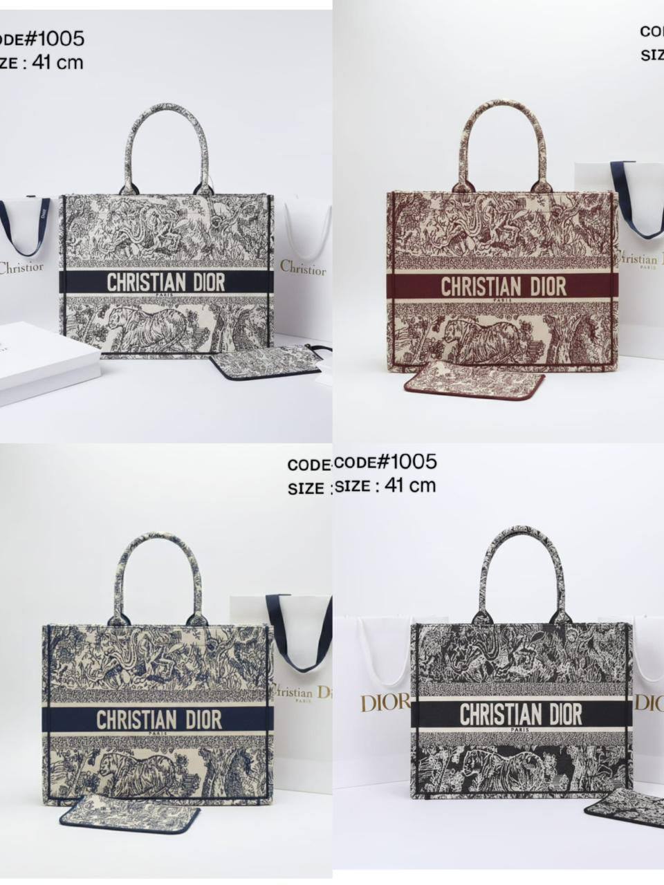 CHRISTIAN DIOR
ʙᴏᴏᴋᴛᴏᴛᴇ ᴄᴀɴᴠᴀs ᴍᴀᴛᴇʀɪᴀʟ
ᴡɪᴛʜ ᴘᴜʀsᴇ ᴢɪᴘᴘᴇʀ
sɪᴢᴇ : 41 cm
110 dhs🌺

Zain56
♥️♥️♥️