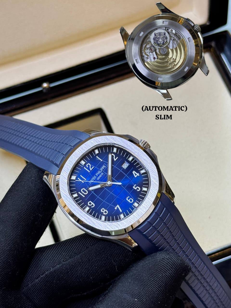 Patek Philippe watch for men (automatic slim case) 
450 dhs✅

Zain59
♥️♥️♥️