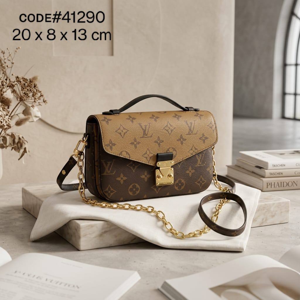 LV
ᴘᴏᴜᴄʜᴇᴛᴛᴇ ᴍᴇᴛɪs EASTWEST
ʜᴀɴᴅʙᴀɢ ɪɴ ᴍᴏɴᴏɢʀᴀᴍ
ɢᴏʟᴅ ʜᴀʀᴅᴡᴀʀᴇ
sɪᴅᴇ : 20 cm
ᴡɪᴛʜ BOX
🎁🎁🎁

85 dhs✅

Zain31
♥️♥️♥️