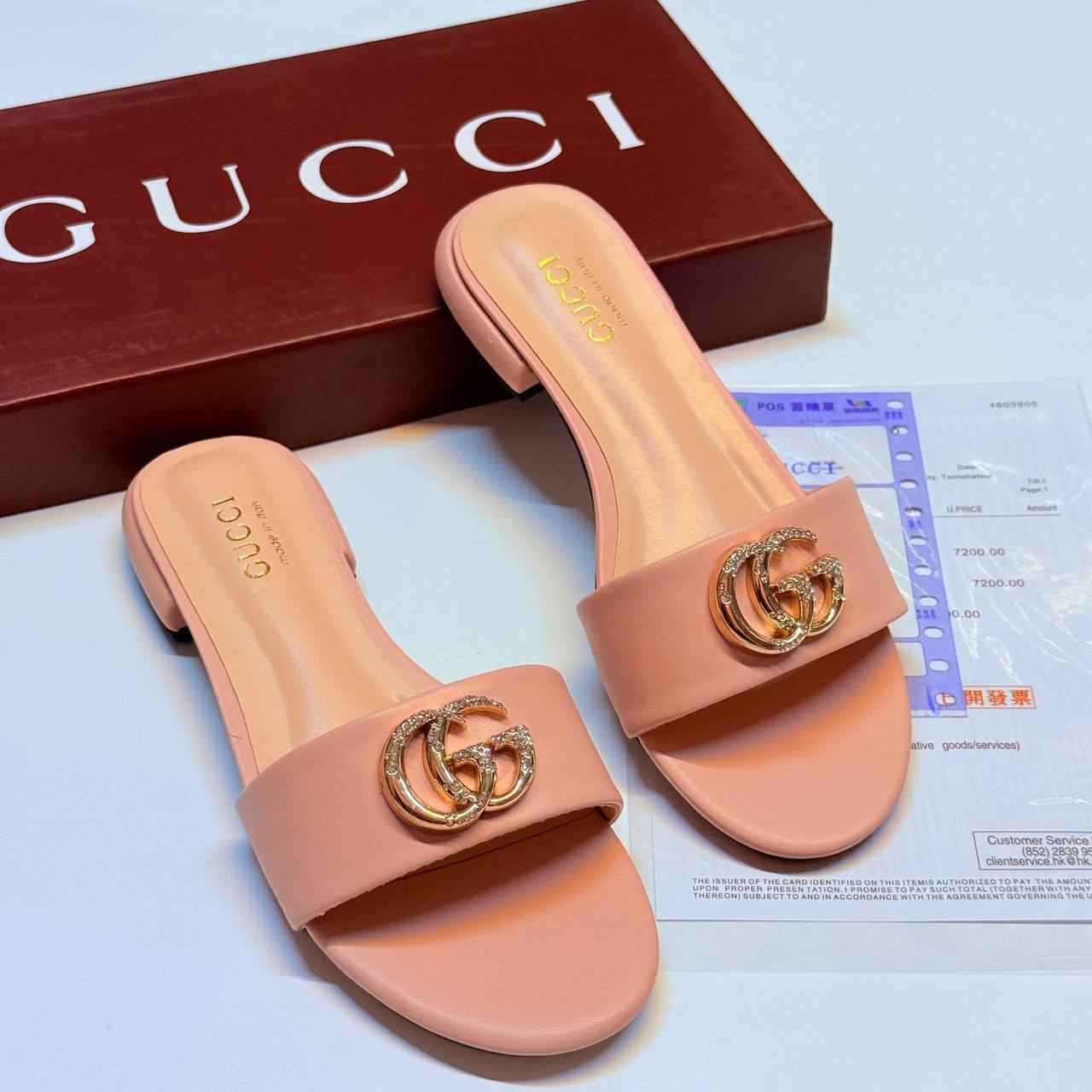 GUCCI SLIPPER
GOOD QUALITY
95 DHS✅
Size 36 TO 41

Zain40
♥️♥️♥️
