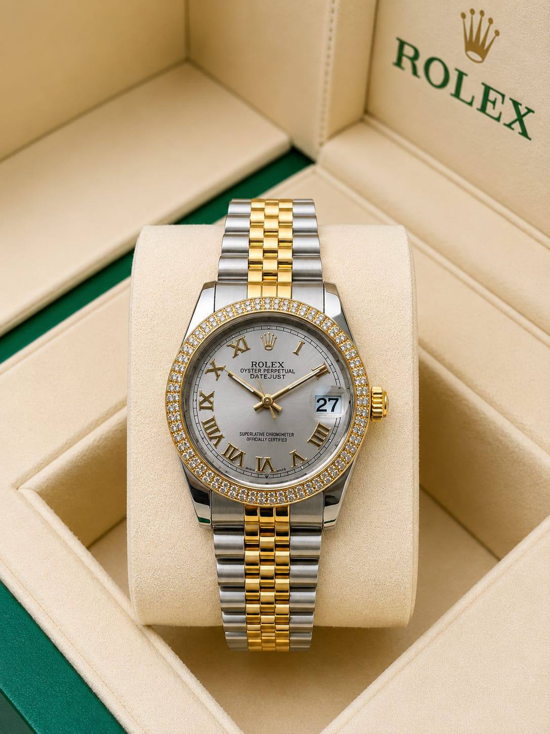 Rolex watch for ladies good quality
 230 dhs✅
 (size 31mm)

Zain59
♥️♥️♥️