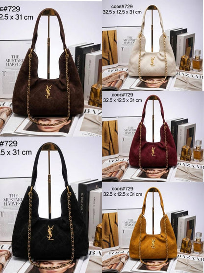 YSL SAINT LAURENT ʜᴏʙᴏ ʙᴀɢ
ᴄʜᴀᴍᴏɪs ʟᴇᴀᴛʜᴇʀ ᴍᴀᴛᴇʀɪᴀʟ
ᴡɪᴛʜ  ʙᴇʟᴛ sᴛʀᴀᴘ
ɢᴏʟᴅ ʜᴀʀᴅᴡᴀʀᴇ
sɪᴢᴇ 32.5 ᴄm

70 dhs✅

Zain31
♥️♥️♥️