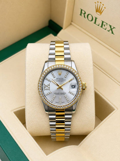 Rolex watch for ladies good quality 
160 dhs✅
 (size 31mm)

Zain59
♥️♥️♥️