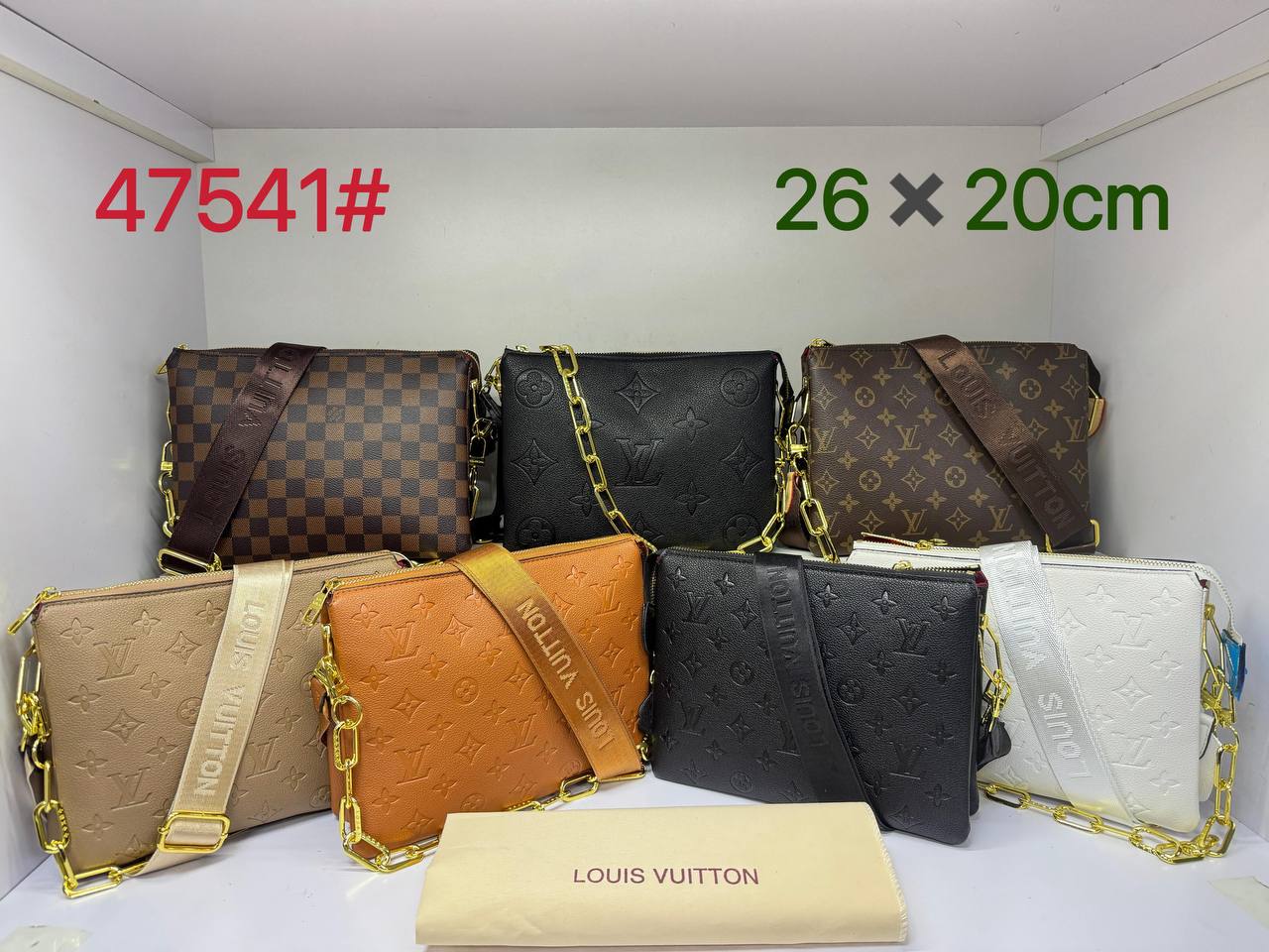 LV
High quality 

With box 🎁🎁🎁

105 dhs💓

Zain50
♥️♥️♥️