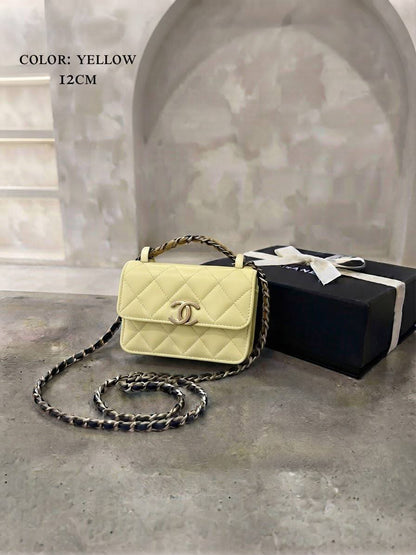 Chanel ᴍɪɴɪ ᴛʀᴇɴᴅʏ ᴄʟᴜᴛᴄʜ
ɢᴏʟᴅʜᴀʀᴅᴡᴀʀᴇ/ʟɪɴɢ sʟɪɴɢ
ᴡɪᴛʜʙᴏx
ᴍᴀᴛᴇʀɪᴀʟ: ʟᴀᴍʙsᴋɪɴ
sɪᴢᴇ:12ᴄᴍ
85 dhs🇦🇪🇦🇪

Zain56
♥️♥️♥️