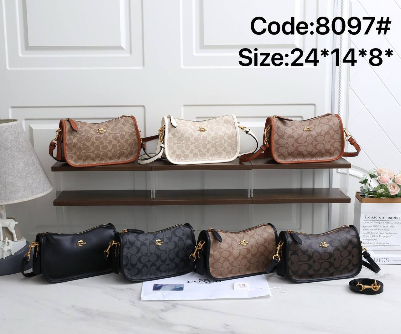 COACH 

NEW CAME GOOD QUALITY 

WITH BOX 
🎁🎁🎁

95 dhs🪙🌨️

Zain39
♥️♥️♥️
