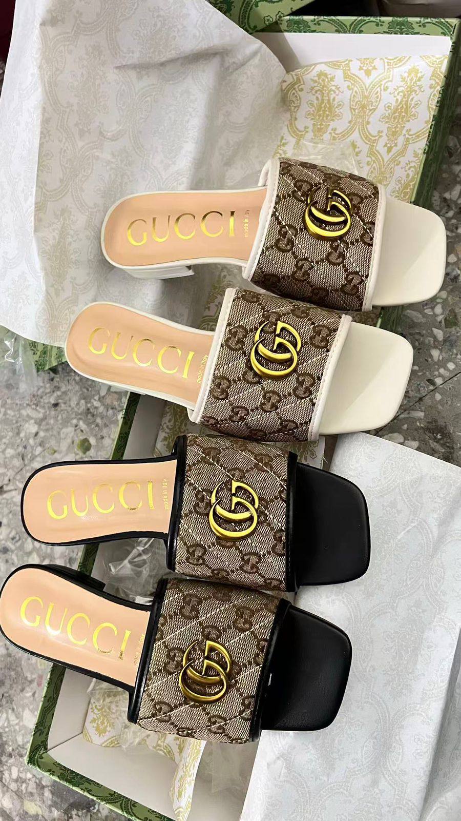 YSL
Gucci
Size 36-41，
85 dhs❣️

Zain145
♥️♥️♥️