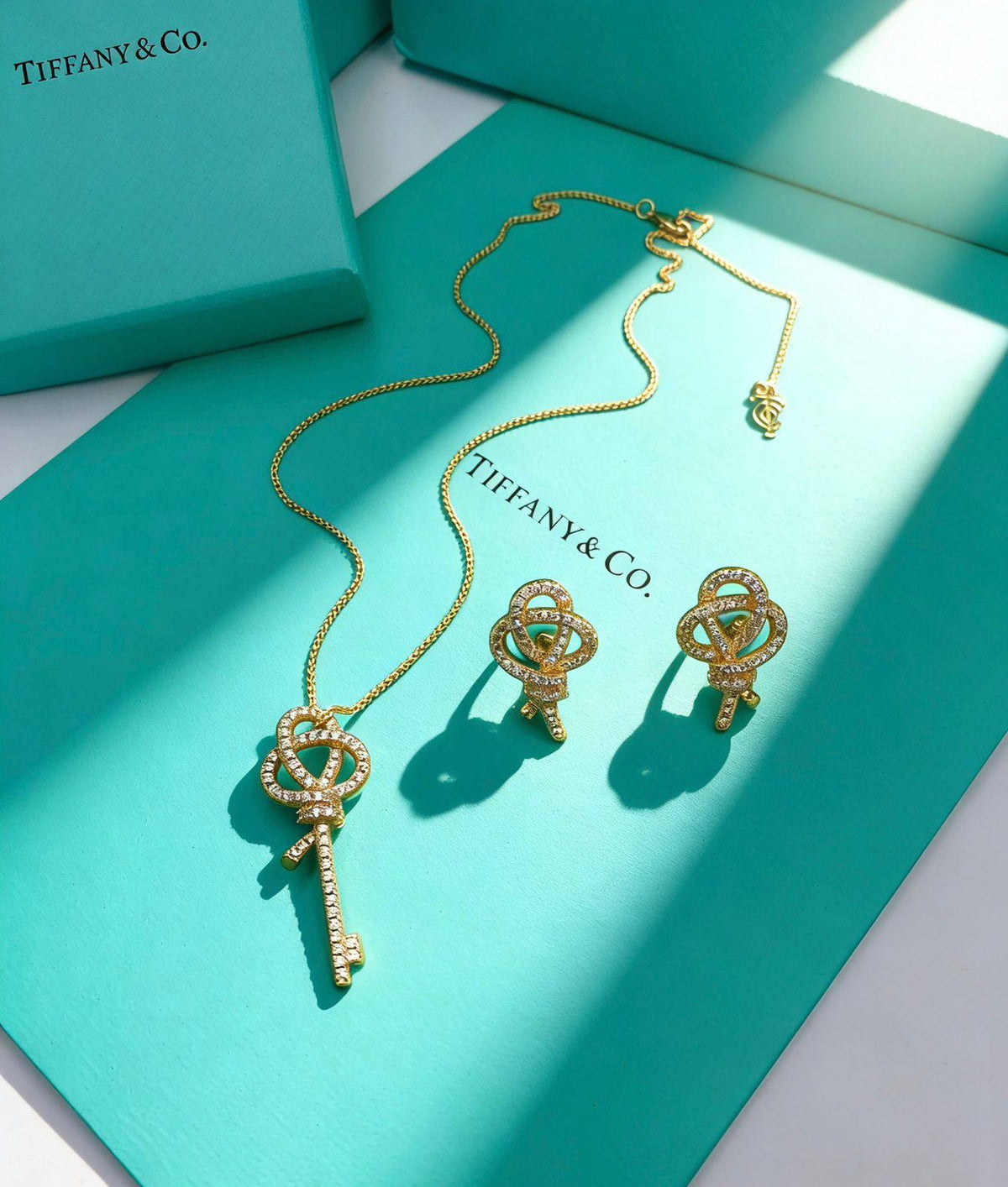 TIFFANY 
MASTER ✨💫
SET 

NECKLACE EARRINGS

110 dhs🇦🇪🇦🇪

WITH BOX AND PAPER BAG🎁🛍️

Zain89
♥️♥️♥️