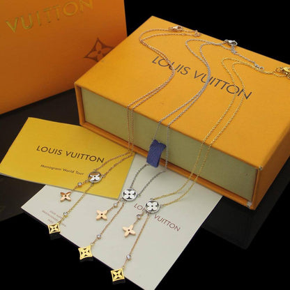 LV NECKLACE
MASTER✨💫
EACH 55 DHS✅
WITH SMALL BOX AND PAPER BAG🎁🛍️

Zain89
♥️♥️♥️