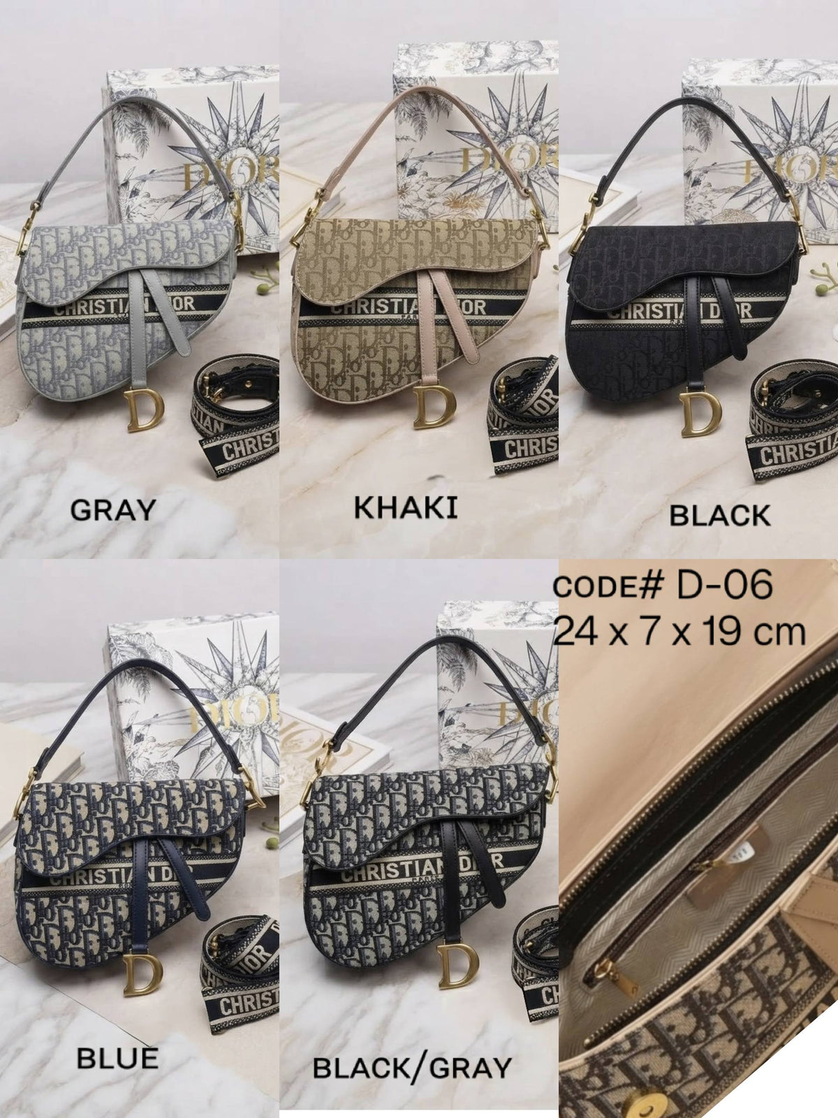 CHRISTIAN DIOR sᴀᴅᴅʟᴇ ᴄʀᴏssʙᴏᴅʏ ʙᴀɢ ᴏʙʟɪǫᴜᴇ & ʟᴇᴀᴛʜᴇʀ ᴛʀɪᴍ ᴍᴀᴛᴇʀɪᴀʟ sɪᴢᴇ : 24 cm ᴡɪᴛʜ BOX

90 dhs🇦🇪🇦🇪🇦🇪

Zain31
♥️♥️♥️