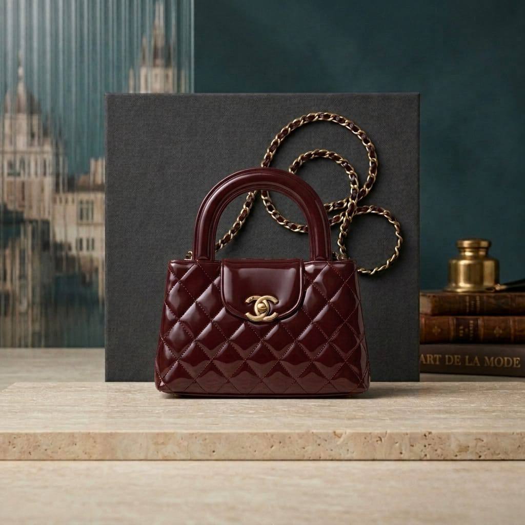 CHANEL ᴋᴇʟʟʏ
ɢʟᴏssʏ ᴘᴀᴛᴇɴᴛ ʟᴇᴀᴛʜᴇʀ
ɢᴏʟᴅ ʜᴀʀᴅᴡᴀʀᴇ
ᴄʜᴀɪɴ ʙᴇʟᴛ sᴛʀᴀᴘ
sɪᴢᴇ : 21 cm
ᴡɪᴛʜ BOX

80 dhs✅

Zain31
♥️♥️♥️