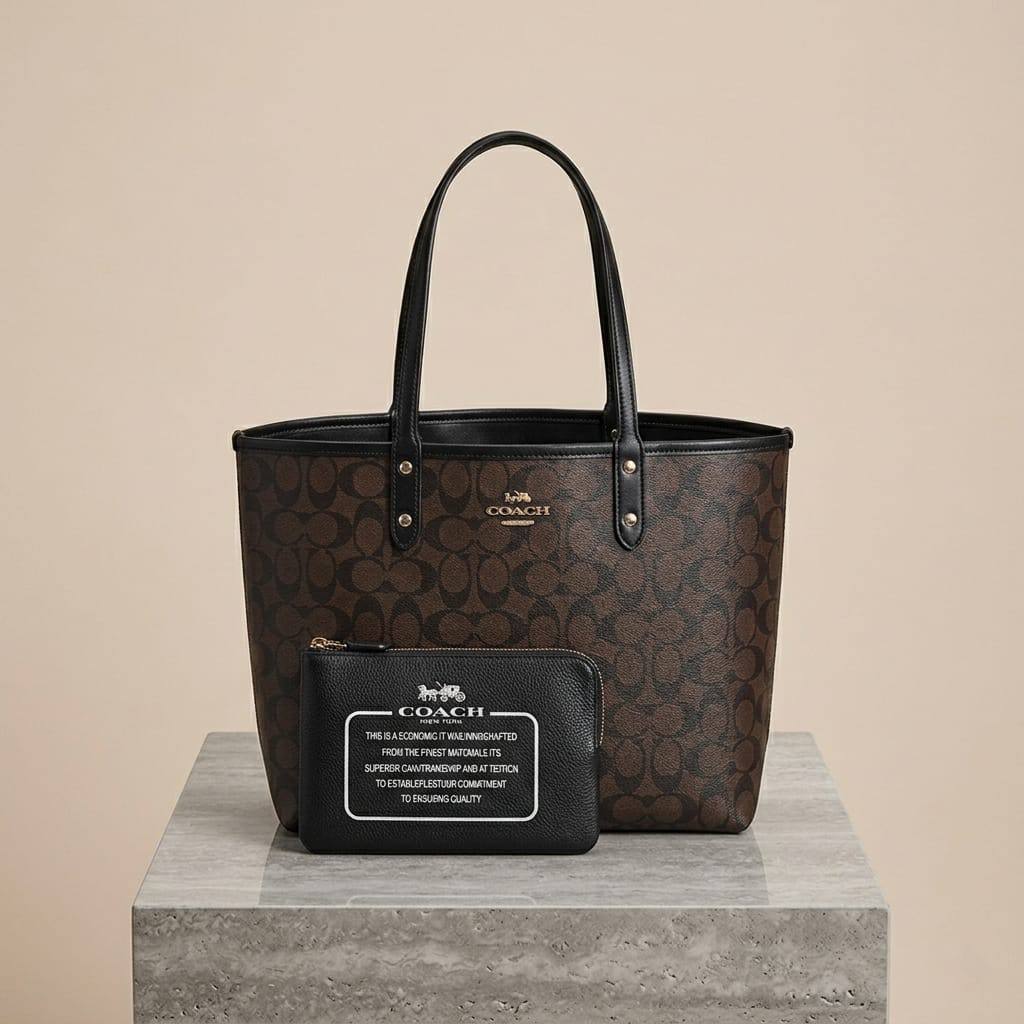 COACH ʀᴇᴠᴇʀsɪʙʟᴇ
ᴛᴏᴛᴇʙᴀɢ sɪɢɴᴀᴛᴜʀᴇ ᴄᴀɴᴠᴀs
ᴡɪᴛʜ ᴅᴇᴛᴀᴄʜᴀʙʟᴇ ᴡʀɪsʟᴇᴛ
sɪᴢᴇ : 35 cm

90 dhs✅

Zain31
♥️♥️♥️