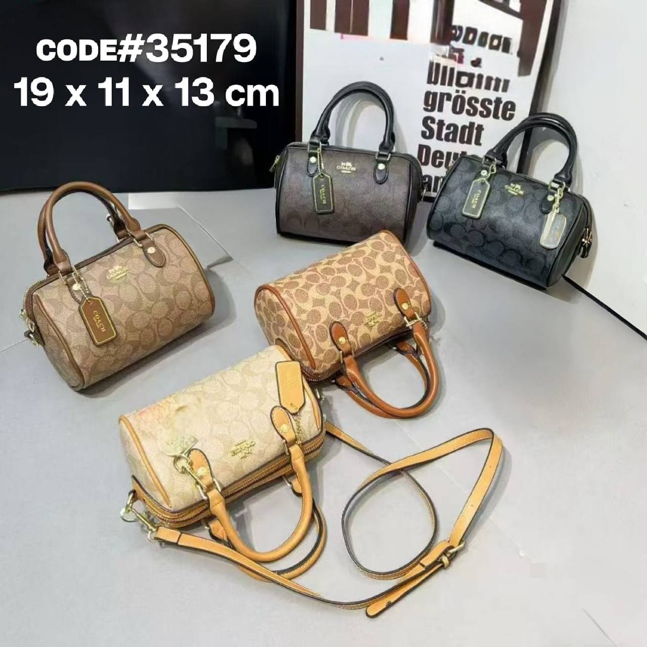 COACH ʀᴏᴡᴀɴ sᴀᴛᴄʜᴇʟ
sɪɢɴᴀᴛᴜʀᴇ ᴄᴀɴᴠᴀs ᴍᴀᴛᴇʀɪᴀʟ
ᴡɪᴛʜ ʟᴏɴɢ ʙᴇʟᴛ sᴛʀᴀᴘ
ɢᴏʟᴅ ʜᴀʀᴅᴡᴀʀᴇ
sɪᴢᴇ : 19 cm

70 dhs🇦🇪

Zain31
♥️♥️♥️