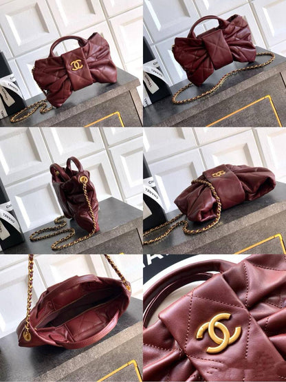 🎀 Chanel 25K
1️⃣ First quality +box🎁 
Size : 24 *15 cm
115 dhs🌺
with box 🎁

Zain115
♥️♥️♥️