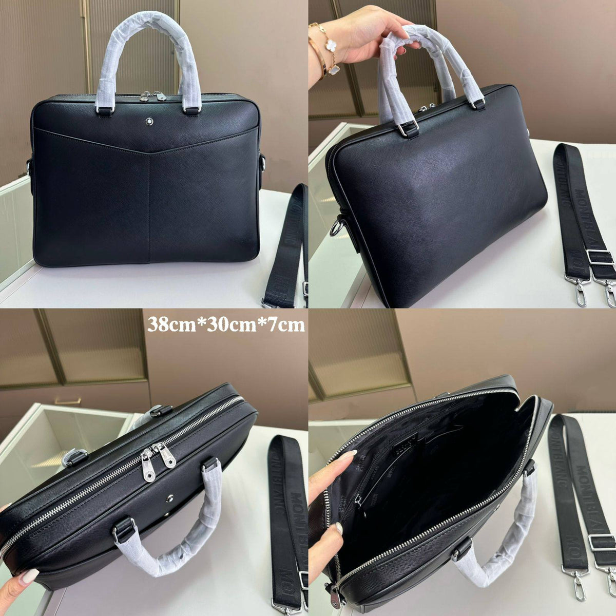 Montblanc 
Laptop bag 

copy one 
new came 
265 dhs🇦🇪🇦🇪

Zain295
♥️♥️♥️