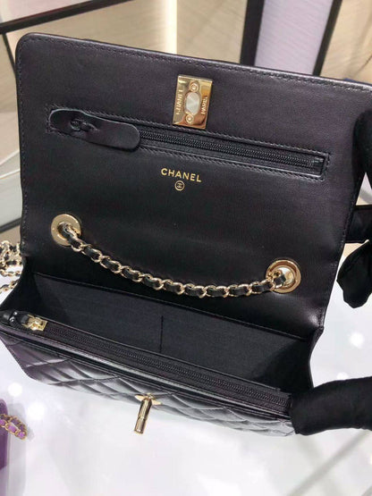 Chanel Lambskin Quilted 
Trendy CC Wallet On Chain WOC Black

Size 20 cm

For Price 👇 WhatsApp✅
0568585901 
0507557372
0552275751 Owner Zain 👌

Zain274
♥️♥️♥️