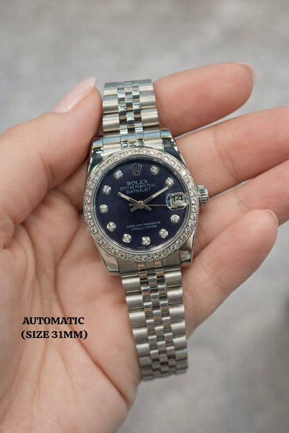 Rolex watch for ladies good quality automatic 
230 dhs❣️
size 31mm

Zain59
♥️♥️♥️