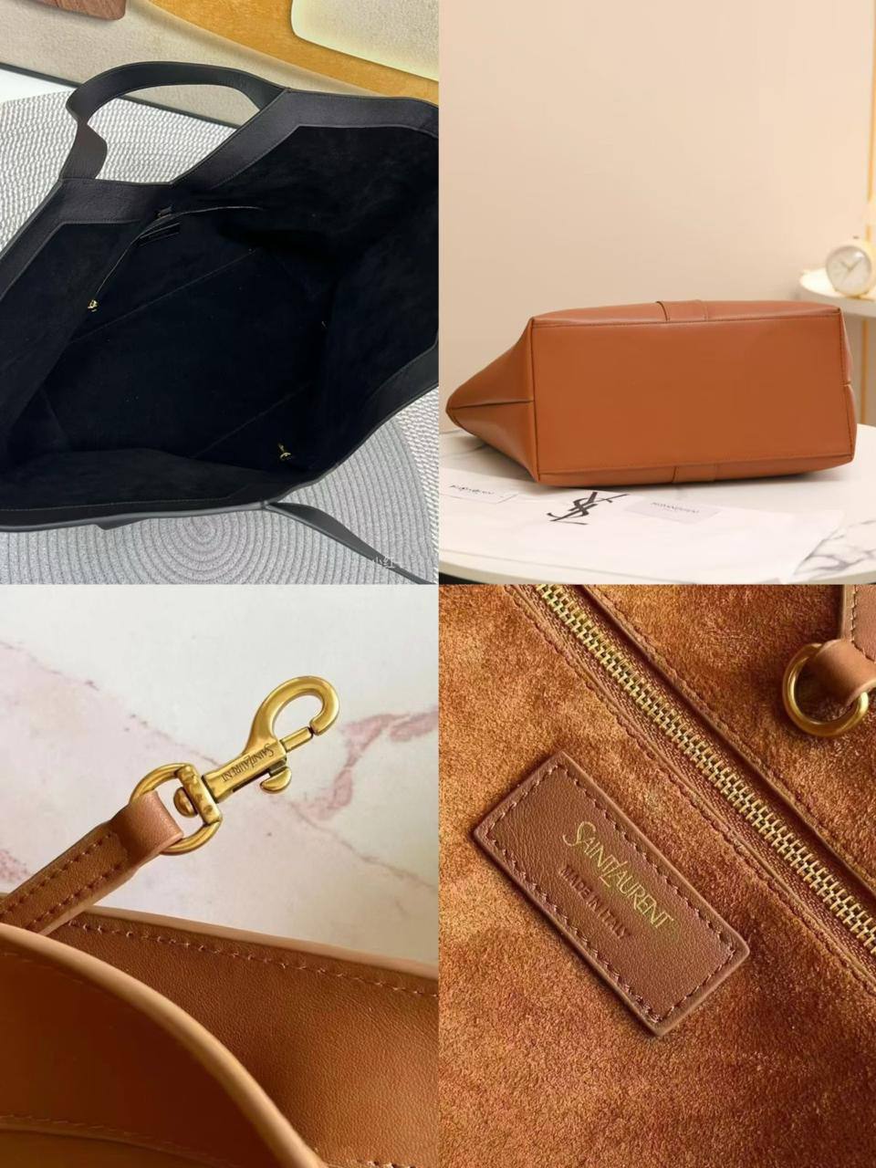 💞 YSL Tote 2 in 1
1⃣️ First quality
Size: 47 * 18 * 30 cm
110 dhs❣️

Zain115
♥️♥️♥️