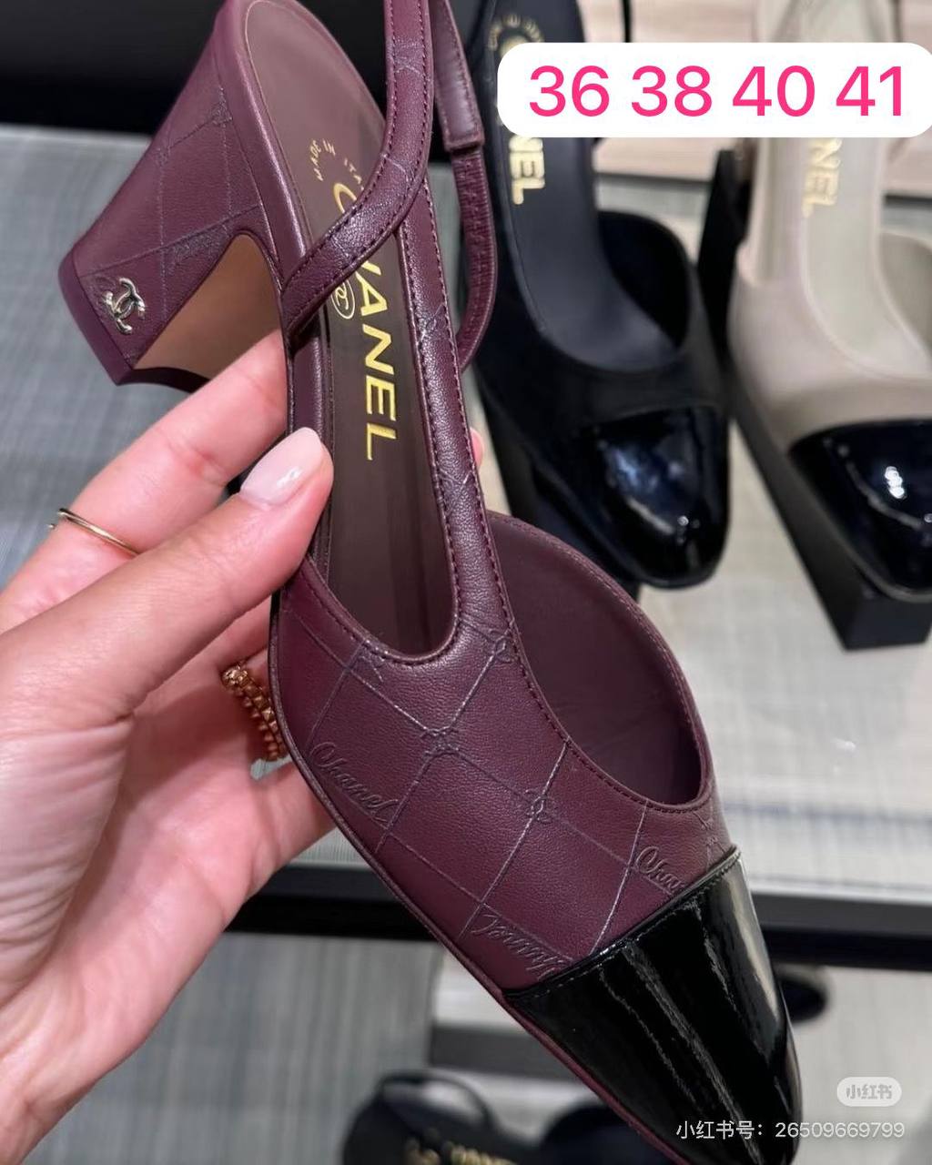 Chanel
Size 36-41
120 dhs✅

Zain145
♥️♥️♥️