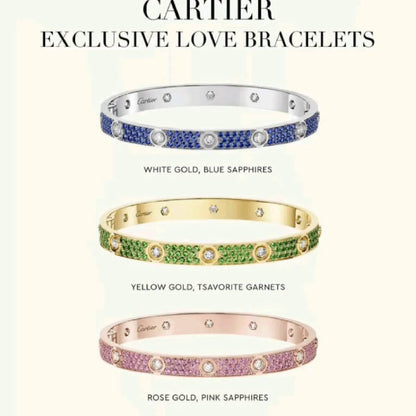 Cartier Bangle
Master quality 

*90 dhs🇦🇪🇦🇪* AED normal box 📦 
*120 dhs🇦🇪🇦🇪* AED original box 🗃️

Zain48
♥️♥️♥️