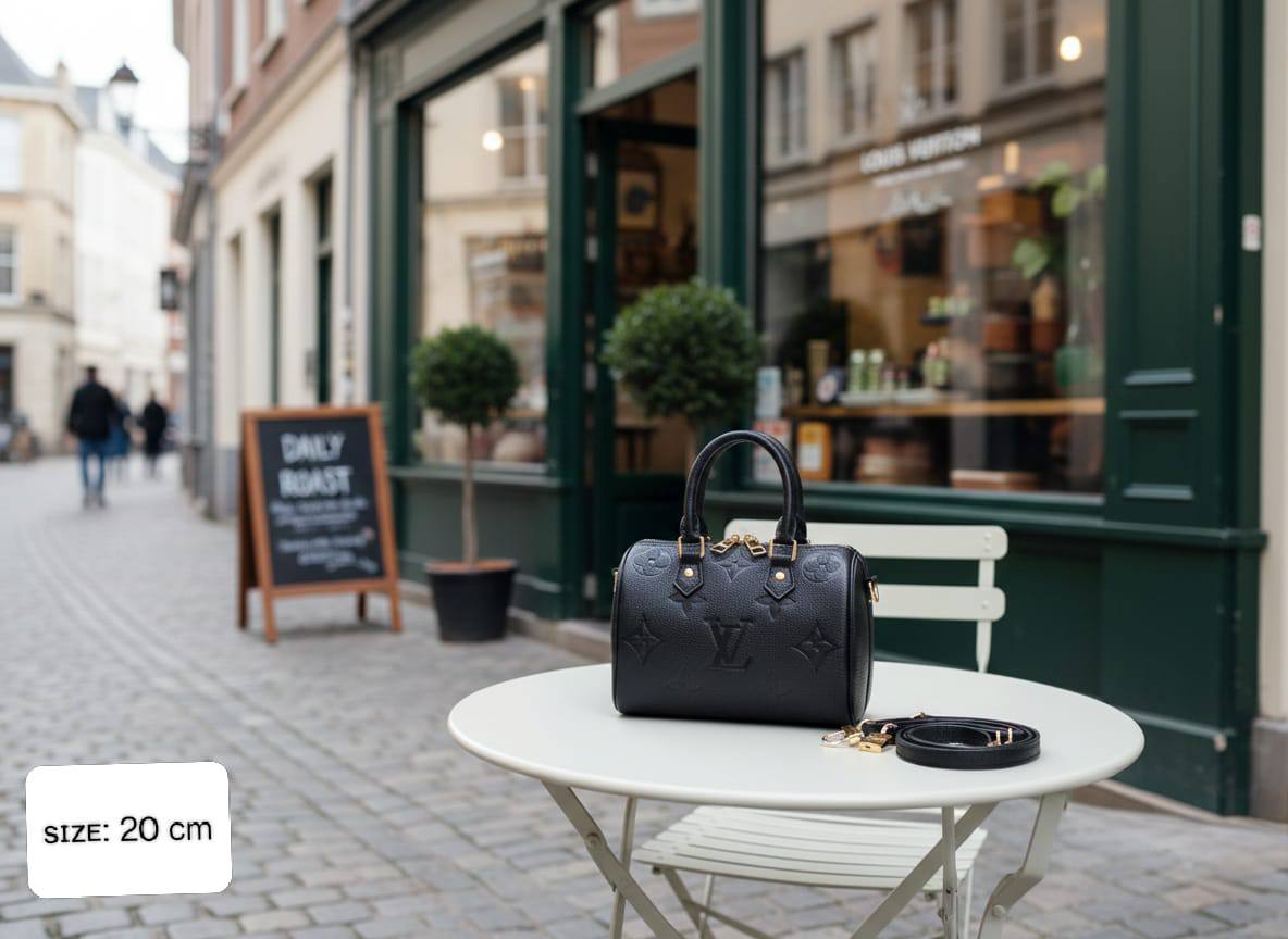 LV 
ᴡɪᴛʜ ᴘᴀᴅʟᴏᴄᴋ & ᴋᴇʏ
ɢᴀᴍᴏsᴀ ʟᴇᴀᴛʜᴇʀ ɪɴsɪᴅᴇ
ᴡɪᴛʜ ʟᴏɴɢ ʙᴇʟᴛ sᴛʀᴀᴘ
sɪᴢᴇ: 20 cm
ᴡɪᴛʜ BOX
🎁🎁🎁

95 dhs🪙💚

Zain31
♥️♥️♥️