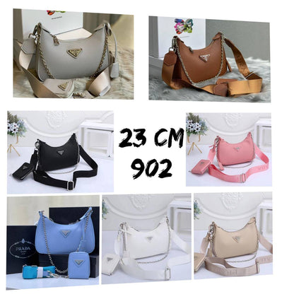PRADA LEATHER RESTOCK 
GOOD QUALITY 💯
110 dhs🪙🖤

WITH BOX 📦 

Zain28
♥️♥️♥️