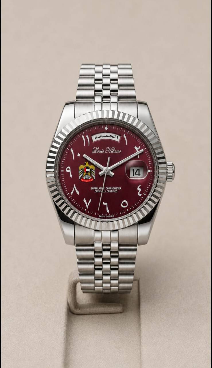Louis Hilano watch for men good quality 
260 dhs🇦🇪🇦🇪

Zain59
♥️♥️♥️