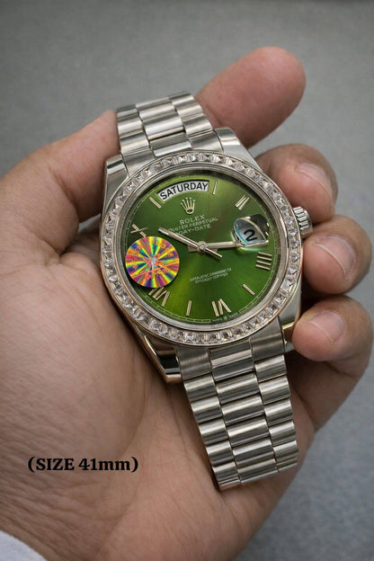 Rolex watch unsix good quality automatic 
350 dhs❣️

Zain59
♥️♥️♥️