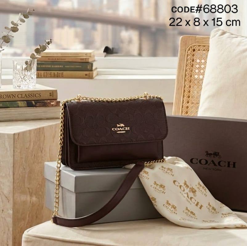 Coach ᴋʟᴀʀᴇ
sʜᴏᴜʟᴅᴇʀ & ᴄʀᴏssʙᴀɢ
sɪɢɴᴀᴛᴜʀᴇ ᴄᴀɴᴠᴀs ᴅᴇsɪɢɴ
ɢᴏʟᴅ ʜᴀʀᴅᴡᴀʀᴇ
sɪᴢᴇ : 22 cm
ᴡɪᴛʜ BOX

75 dhs🇦🇪🇦🇪

Zain31
♥️♥️♥️